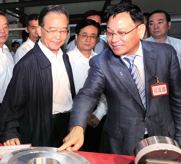 2010年6月25日，温家宝同志莅临视察。